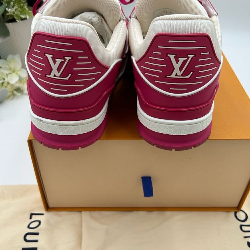 Men’s Louis Vuitton calfskin leather trainer sneakers size 11, fits 13 US - Picture 9 of 11